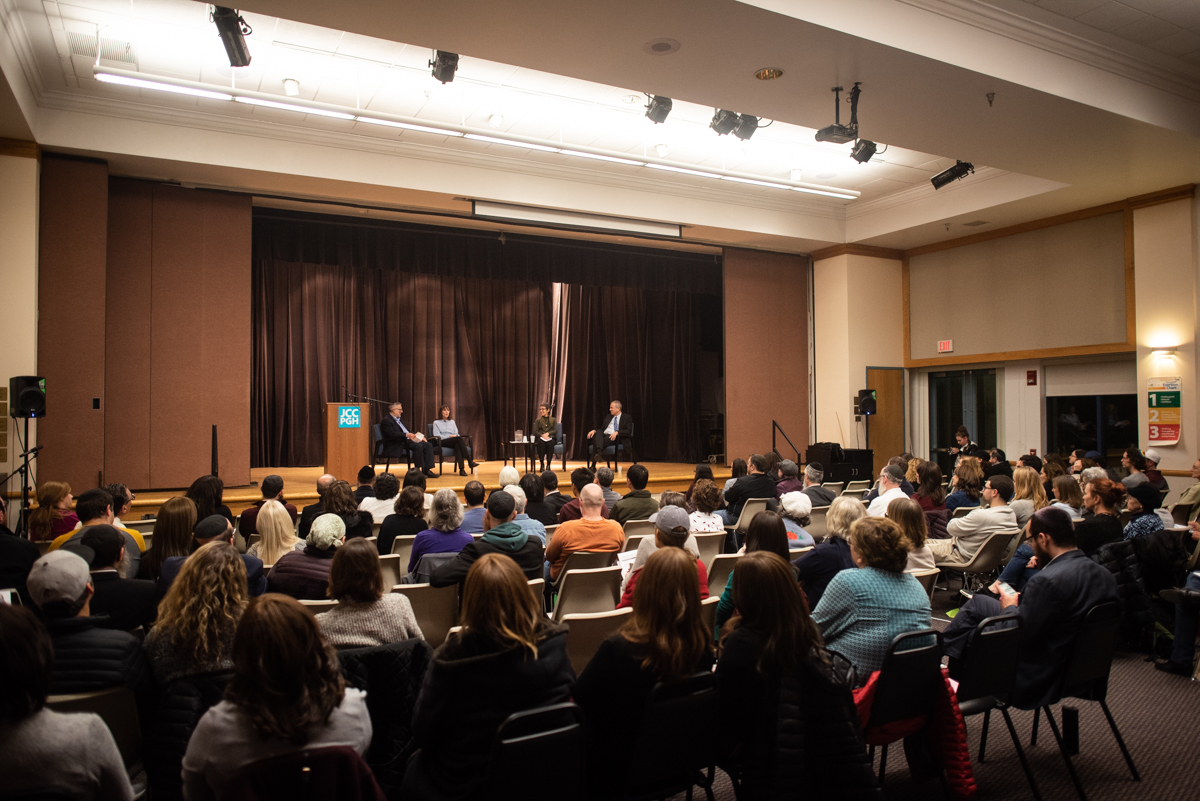Over 100 guests attended the event at the Jewish Community Center in Pittsburgh.