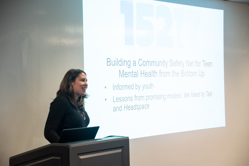 Deborah Murdoch, MPH, Program Manager, presents on the 15217 Neighborhood-based Teen Mental Health Initiative.