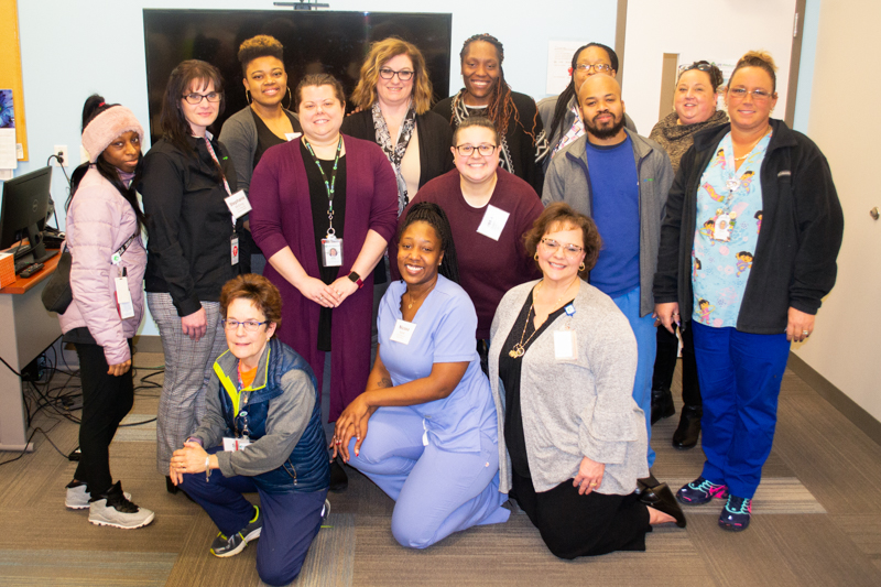 The 14 graduating CHW Apprentices at LIFE Pittsburgh.