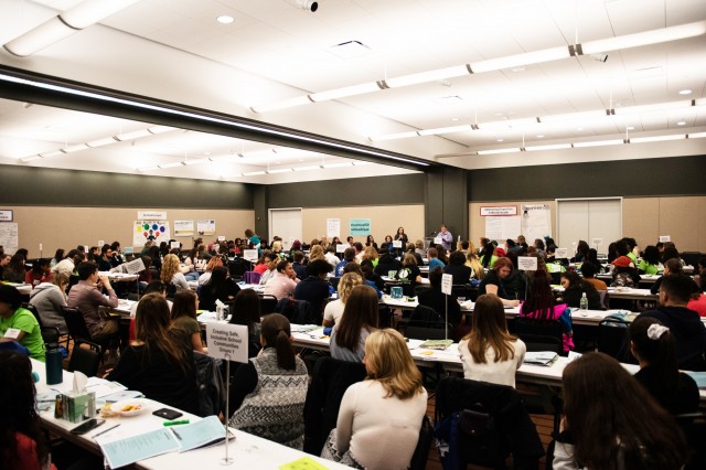 The packed youth mental health advocacy workshop at the Disability and Mental Health Summit on March 3, 2020.